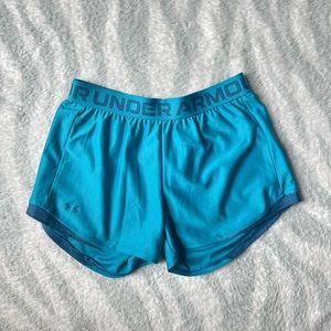 blue under armour shorts